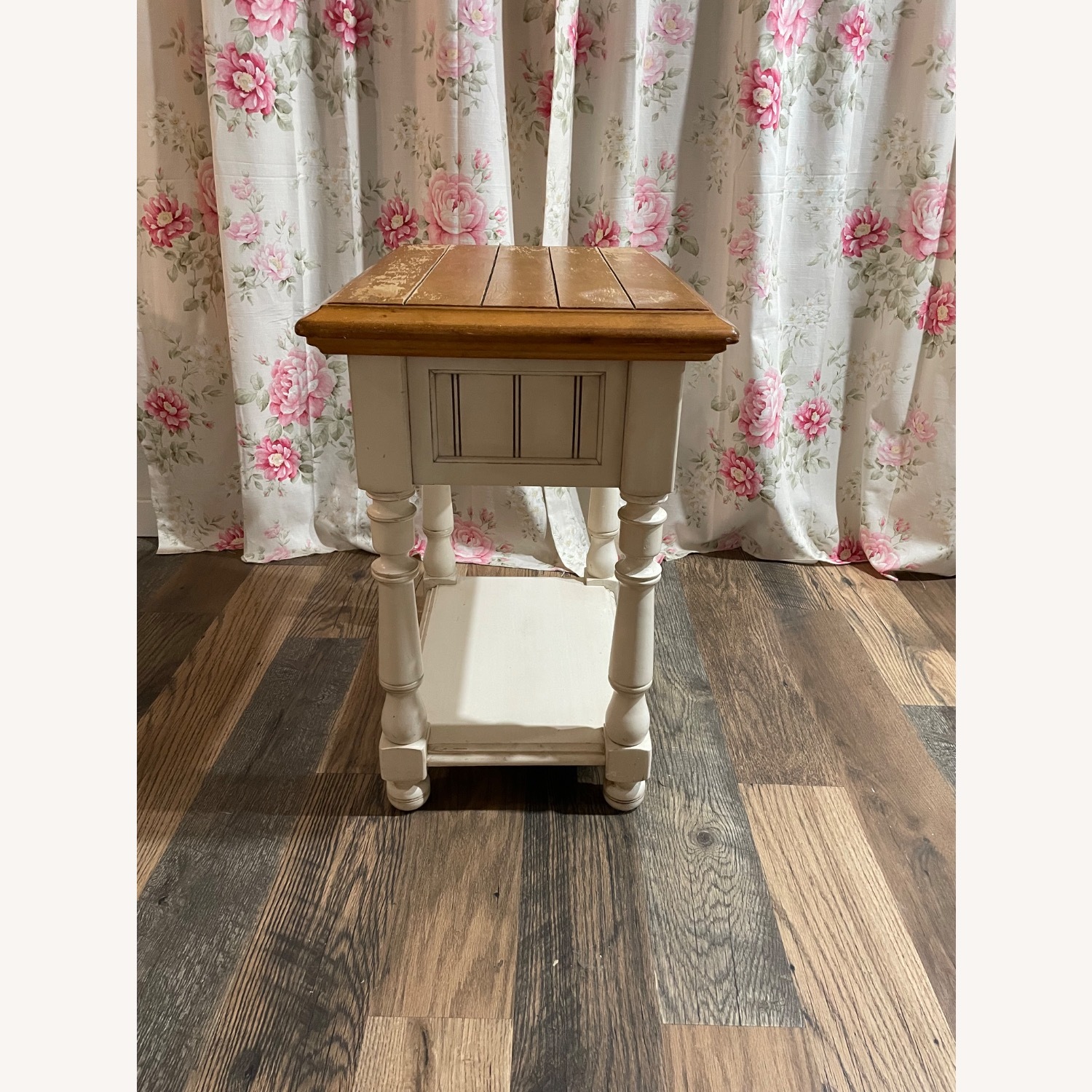 Ashley Furniture White Wood Side Table - image-5