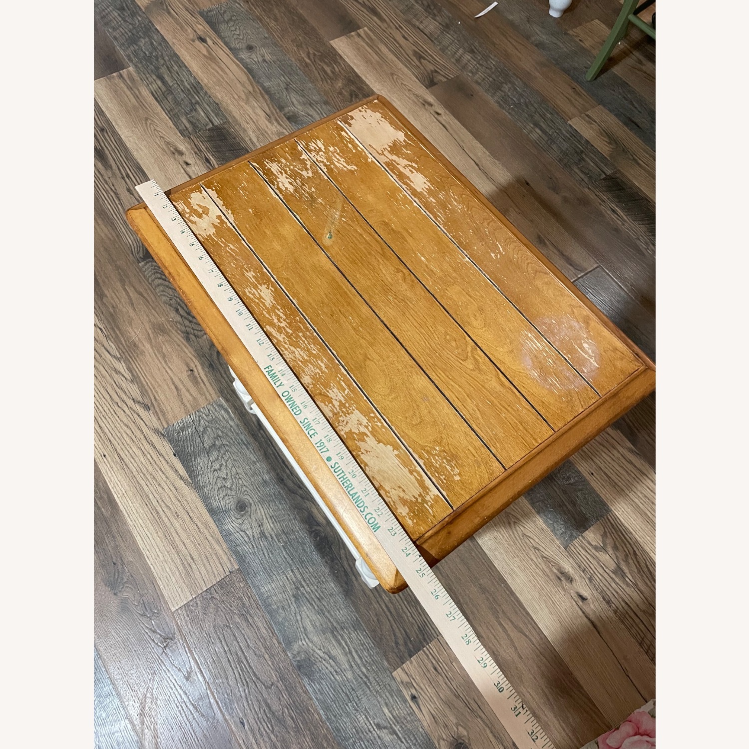 Ashley Furniture White Wood Side Table - image-7