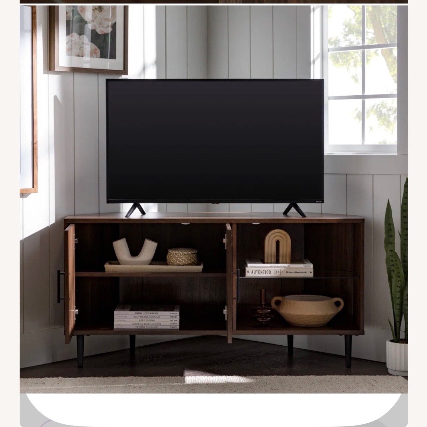 Bulhary 47" Corner TV Stand for TVs up to 50" - image-3