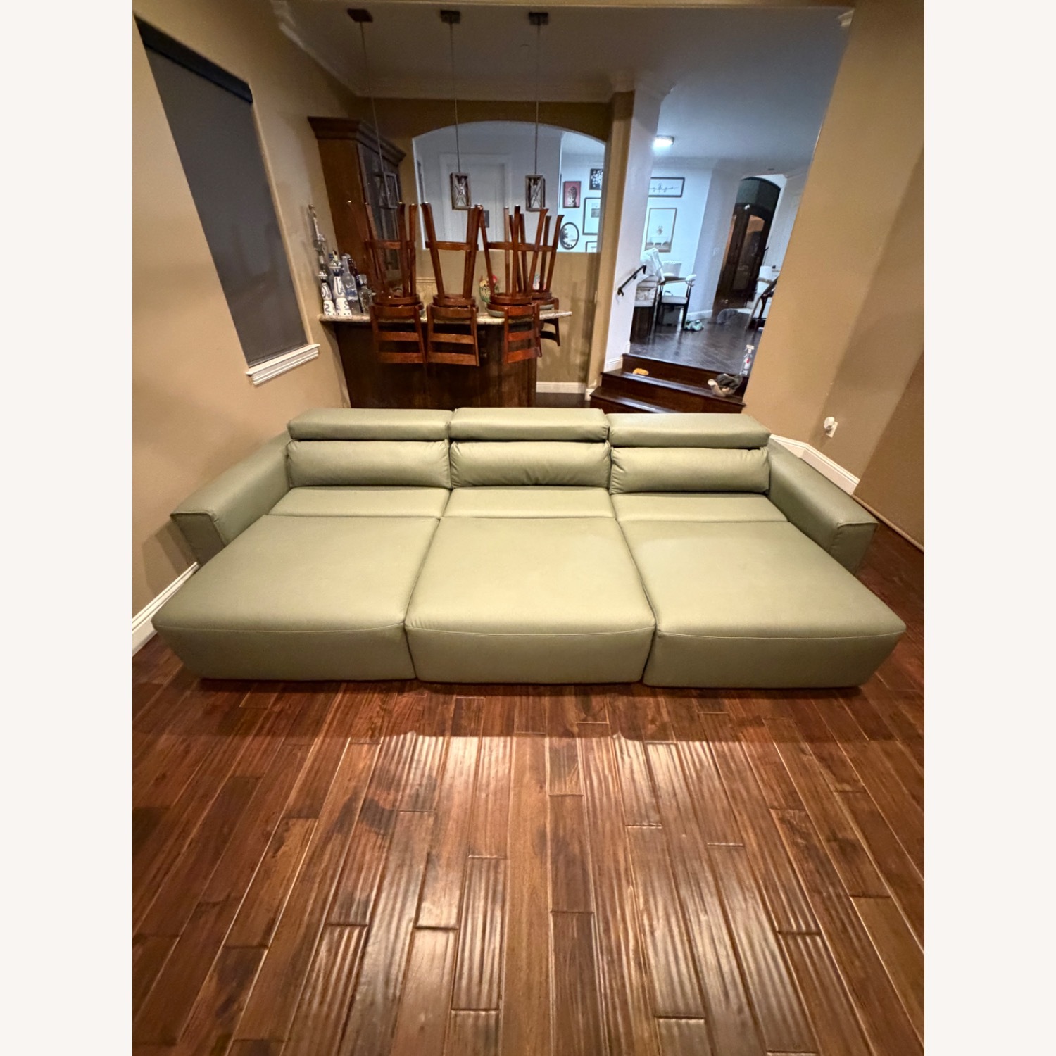 Dovaren-power Sofa Bed Green 3+ Seater Sofa - image-1