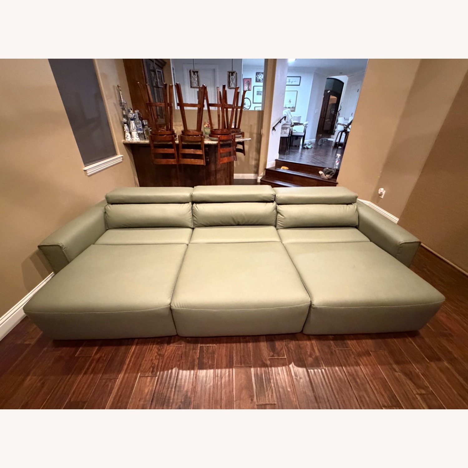 Dovaren-power Sofa Bed Green 3+ Seater Sofa - image-2
