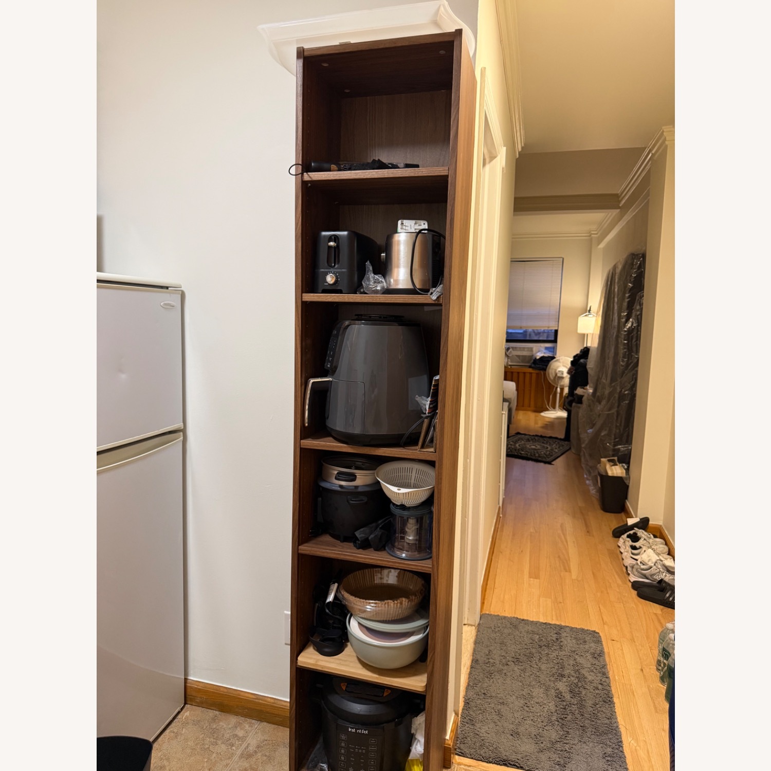 IKEA Dark Brown Wall Shelf - image-1