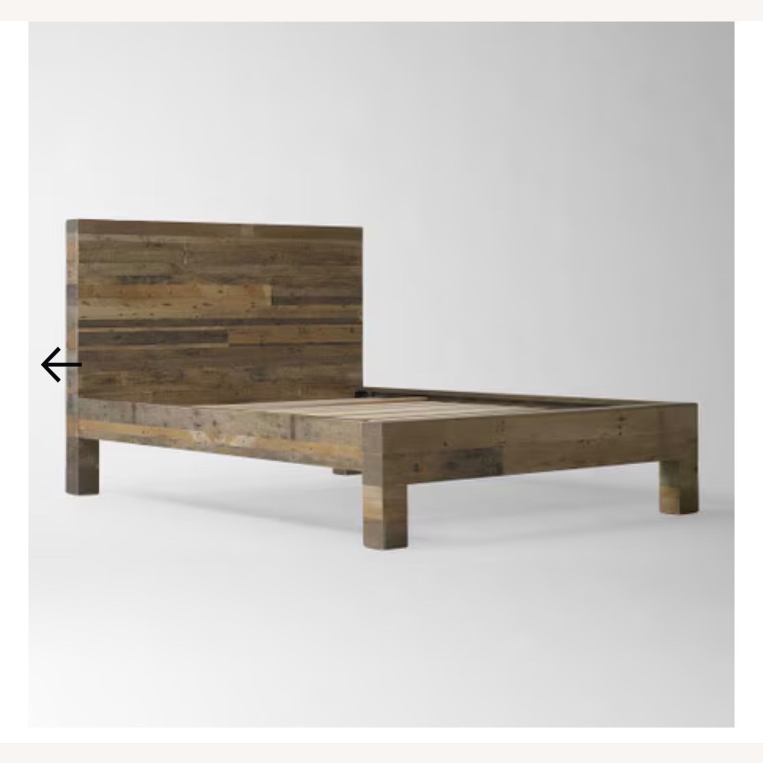 West Elm Emerson Reclaimed Wood King Bed - image-4