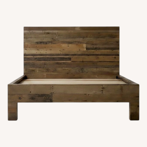Used West Elm Emerson Reclaimed Wood King Bed for sale on AptDeco
