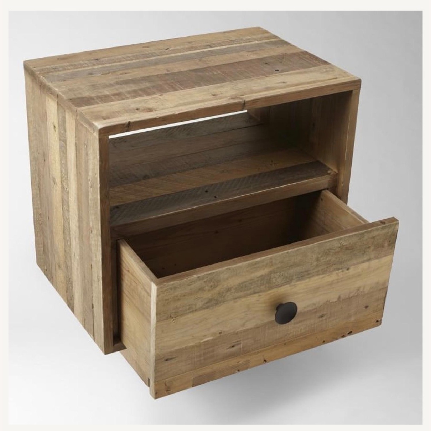 West Elm Emmerson Natural Wood Nightstands - image-2
