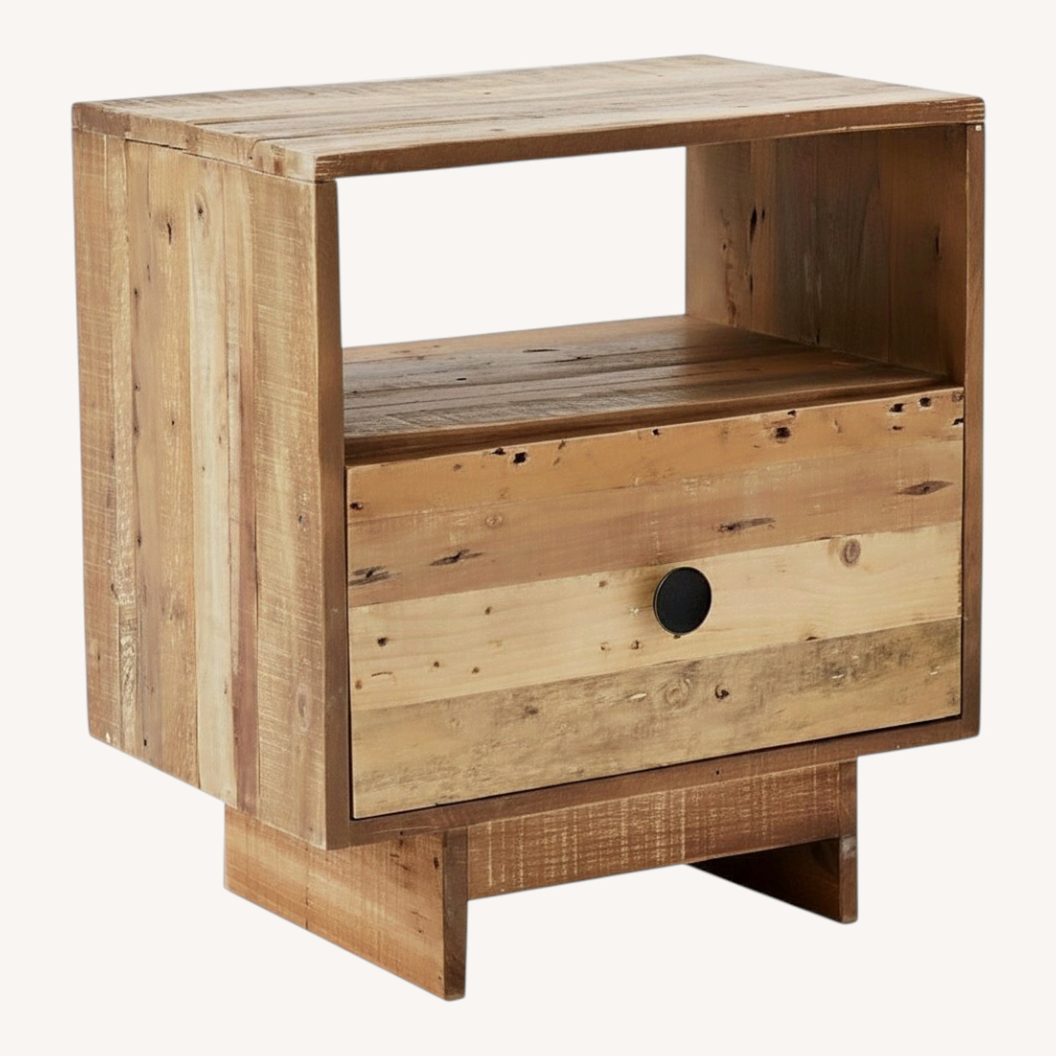 West Elm Emmerson Natural Wood Nightstands - image-0