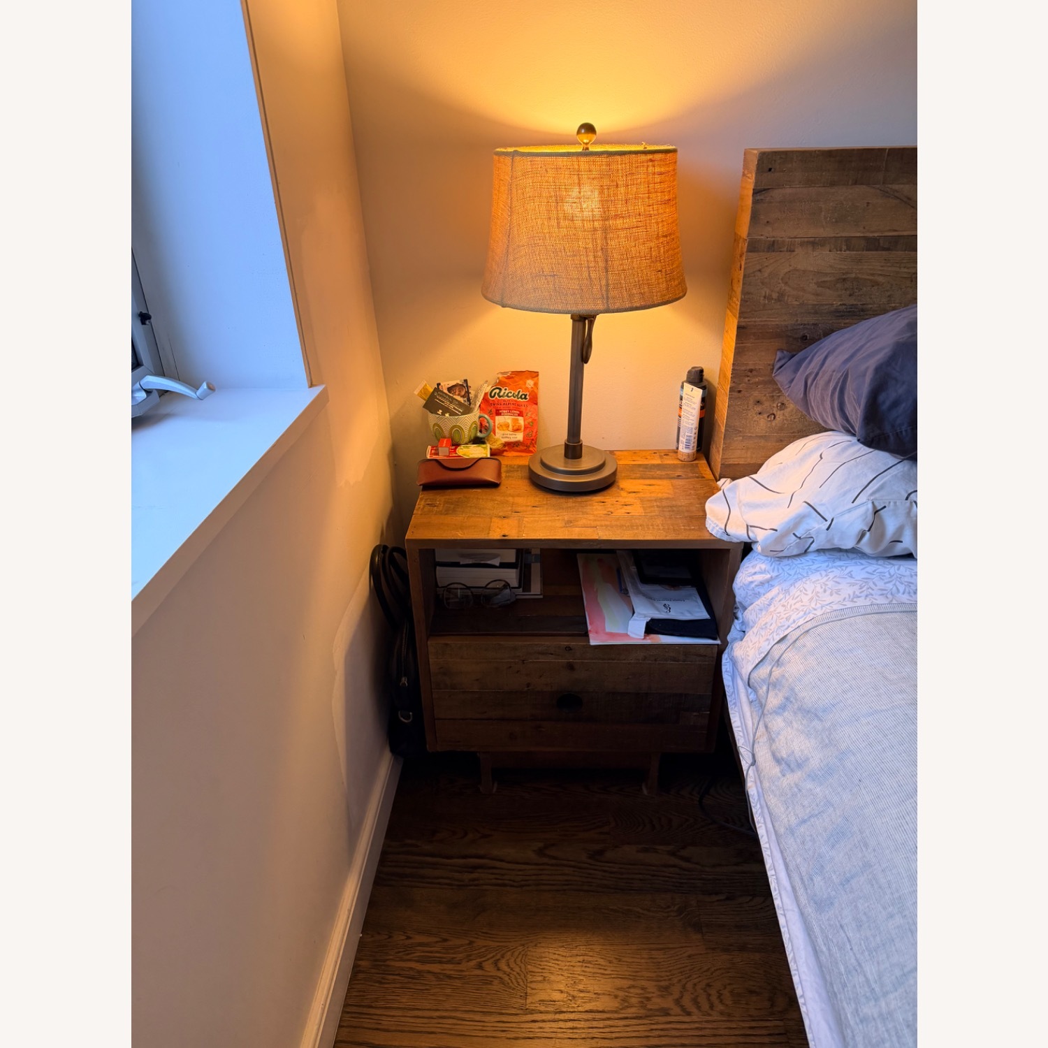 West Elm Emmerson Natural Wood Nightstands - image-8