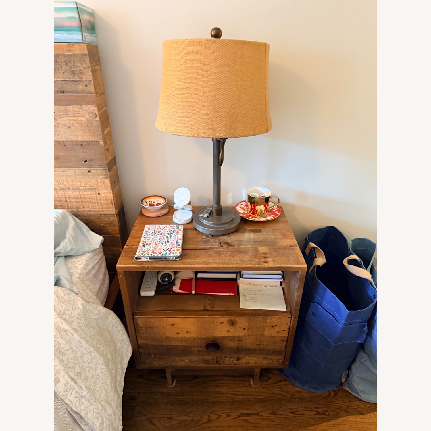 West Elm Emmerson Natural Wood Nightstands - image-7