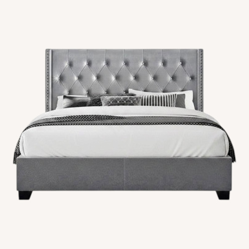 Used Wayfair Light Gray Wood Queen Beds for sale on AptDeco
