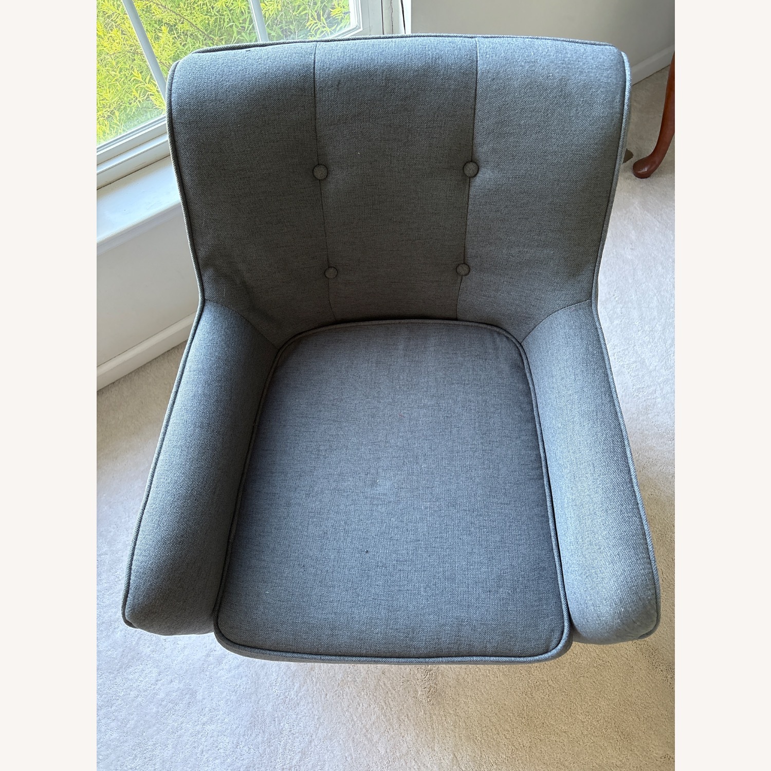 Gray Mid-Century Inspired Accent Chairs - image-10