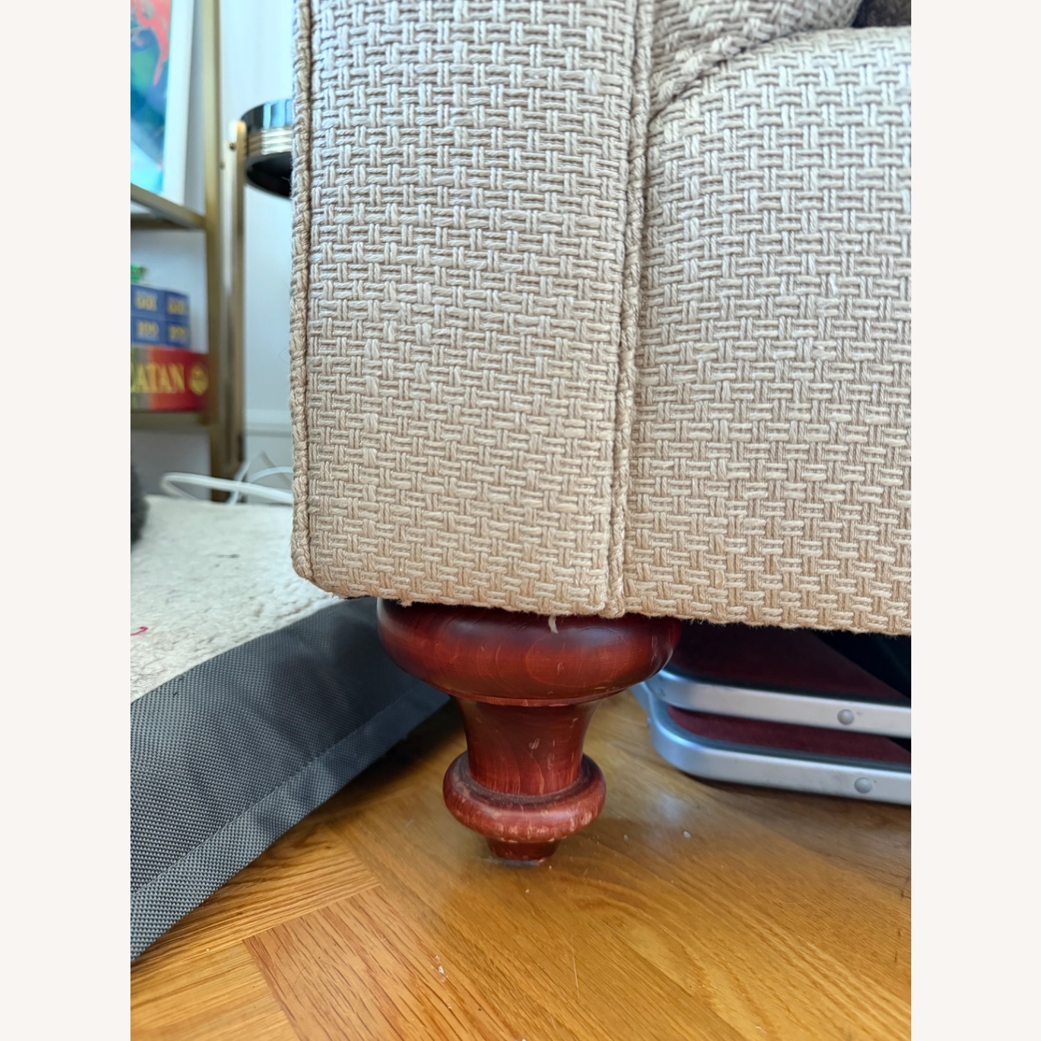 Vintage/Antique Finds Natural 3+ Seater Sofa - image-4