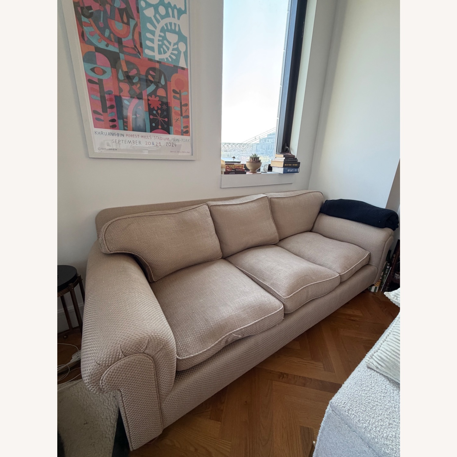 Vintage/Antique Finds Natural 3+ Seater Sofa - image-1