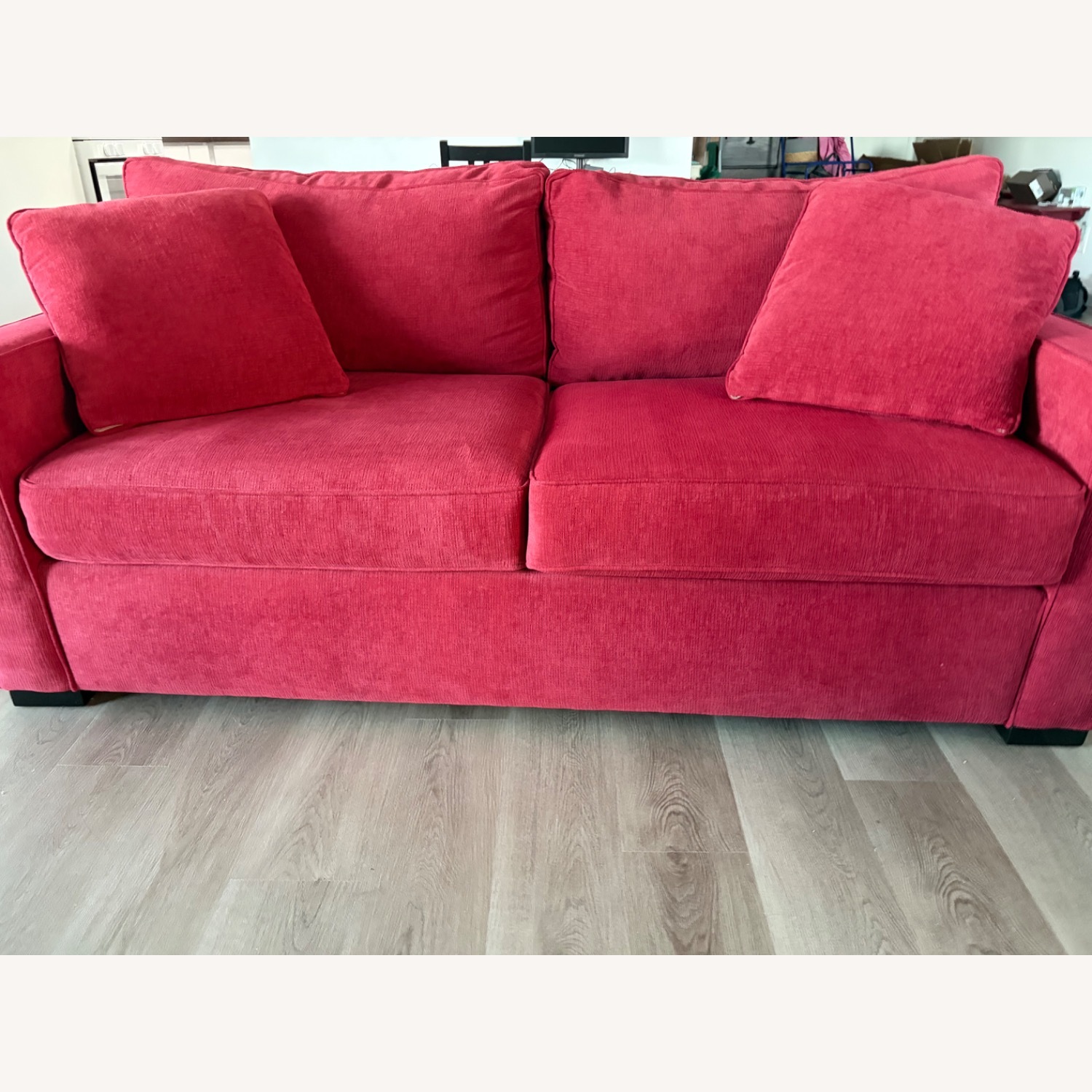 Macy's Radley Red Fabric 3+ Seater Sofa - image-3