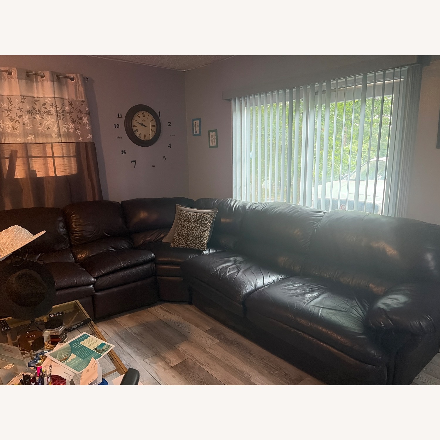 Ashley Furniture Dark Brown 3+ Piece Sectional - image-1