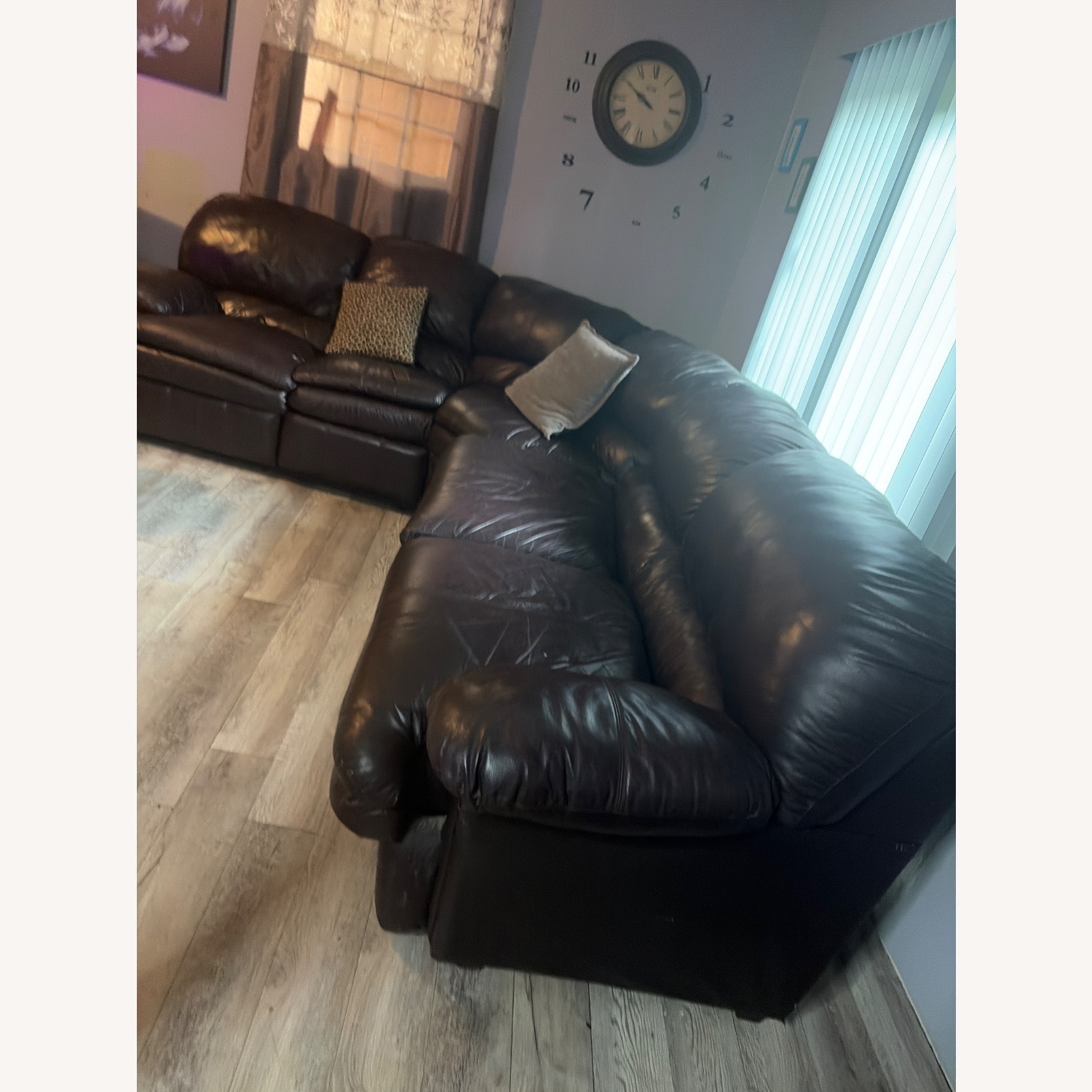 Ashley Furniture Dark Brown 3+ Piece Sectional - image-3
