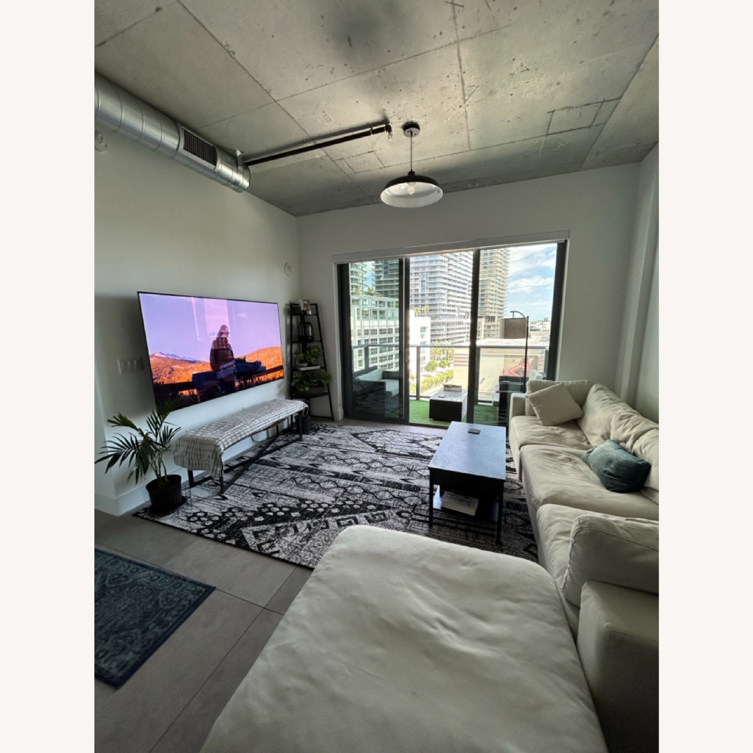 Restoration Hardware Cloud 3-Piece Sofa + Ottoman - image-3