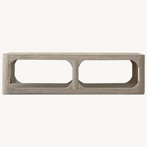 Used Restoration Hardware Martens Coffee Table in Aged Elm for sale on AptDeco