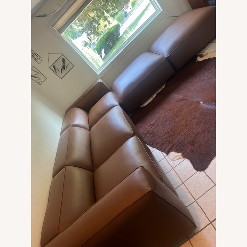 Used Modway Auren Faux Leather 3+ Piece Sectional for sale on AptDeco