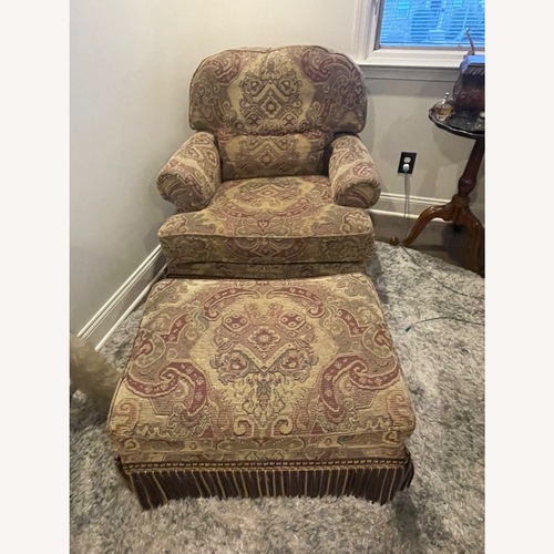 Used Southwood Club Chair Armchair with Ottoman for sale on AptDeco