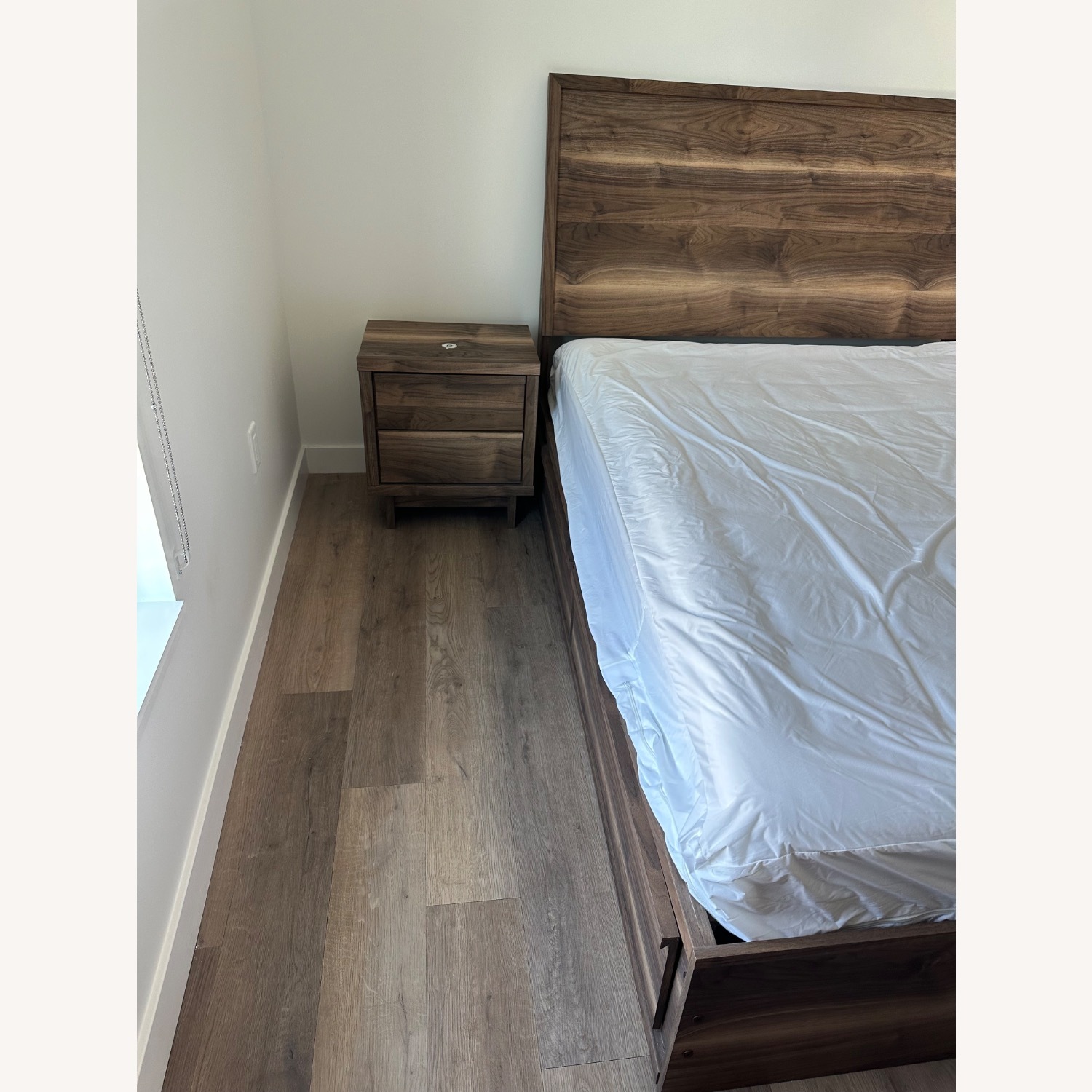 Dark Brown Nightstand - image-1