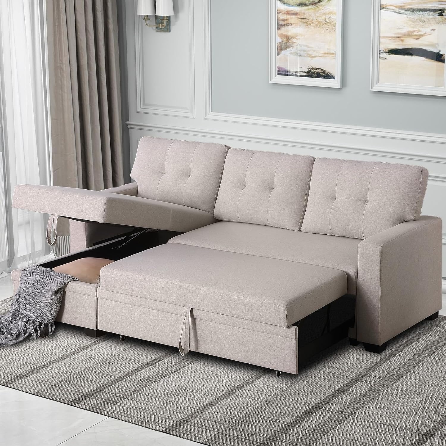 Amazon Fabric 3+ Seater Sofa - image-4