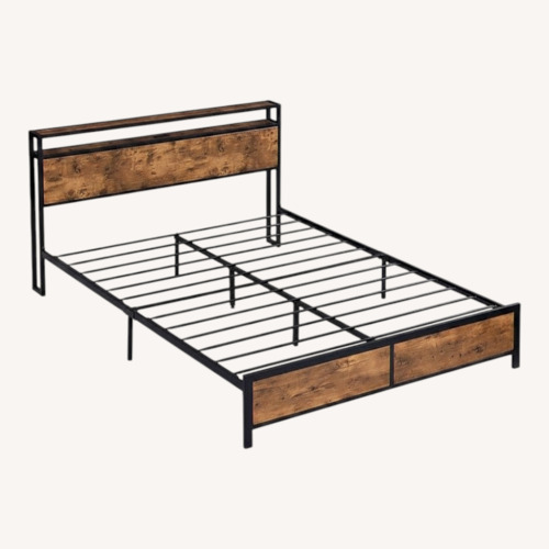 Used Amazon Black Metal Full Bed for sale on AptDeco