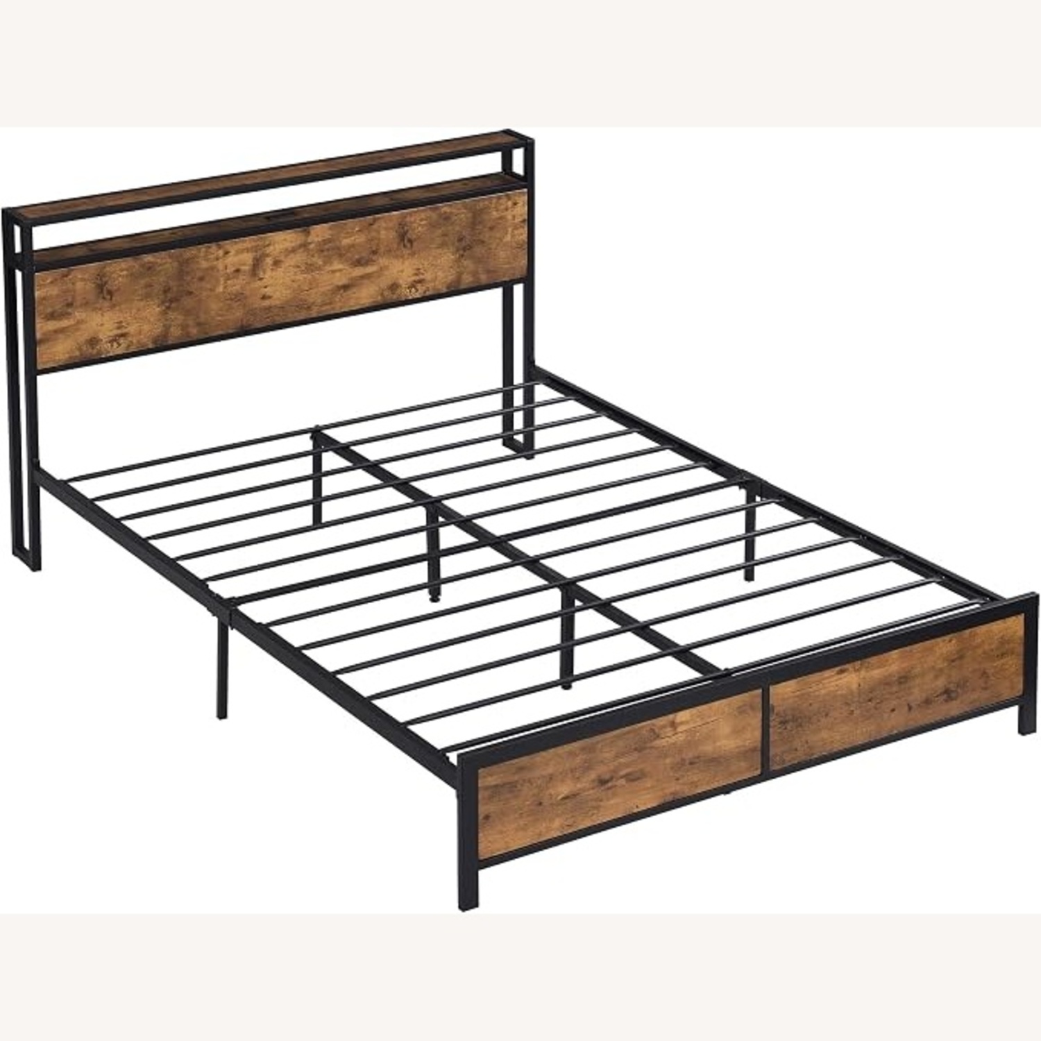 Amazon Black Metal Full Bed - image-5
