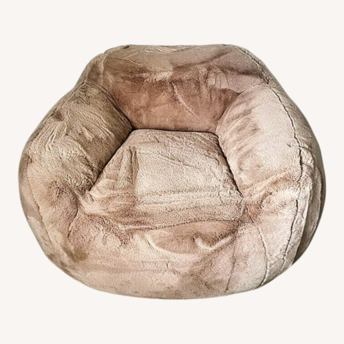 Used Oversized Beige / Tan Bear Chair/ Armchair for sale on AptDeco