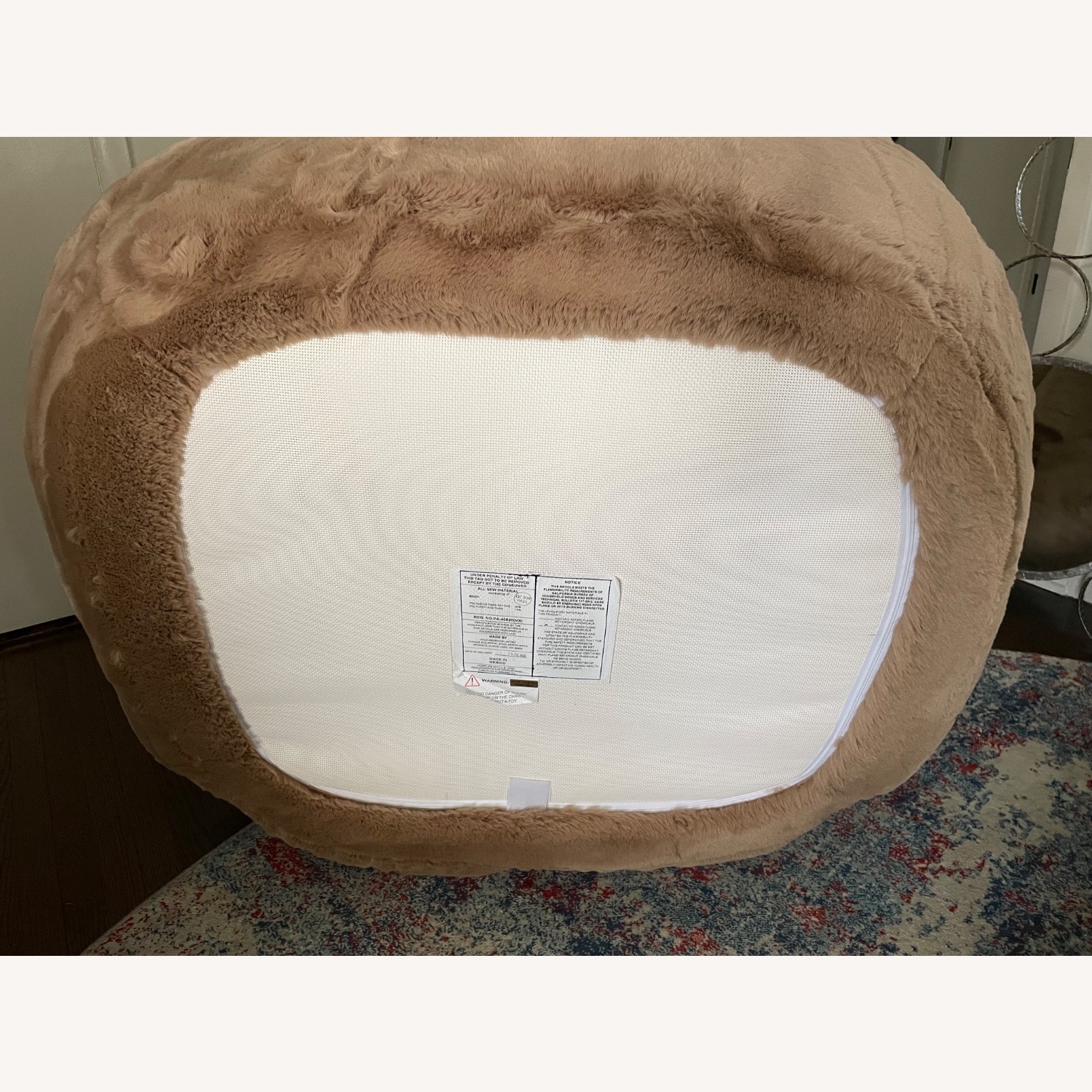 Oversized Beige / Tan Bear Chair/ Armchair - image-4