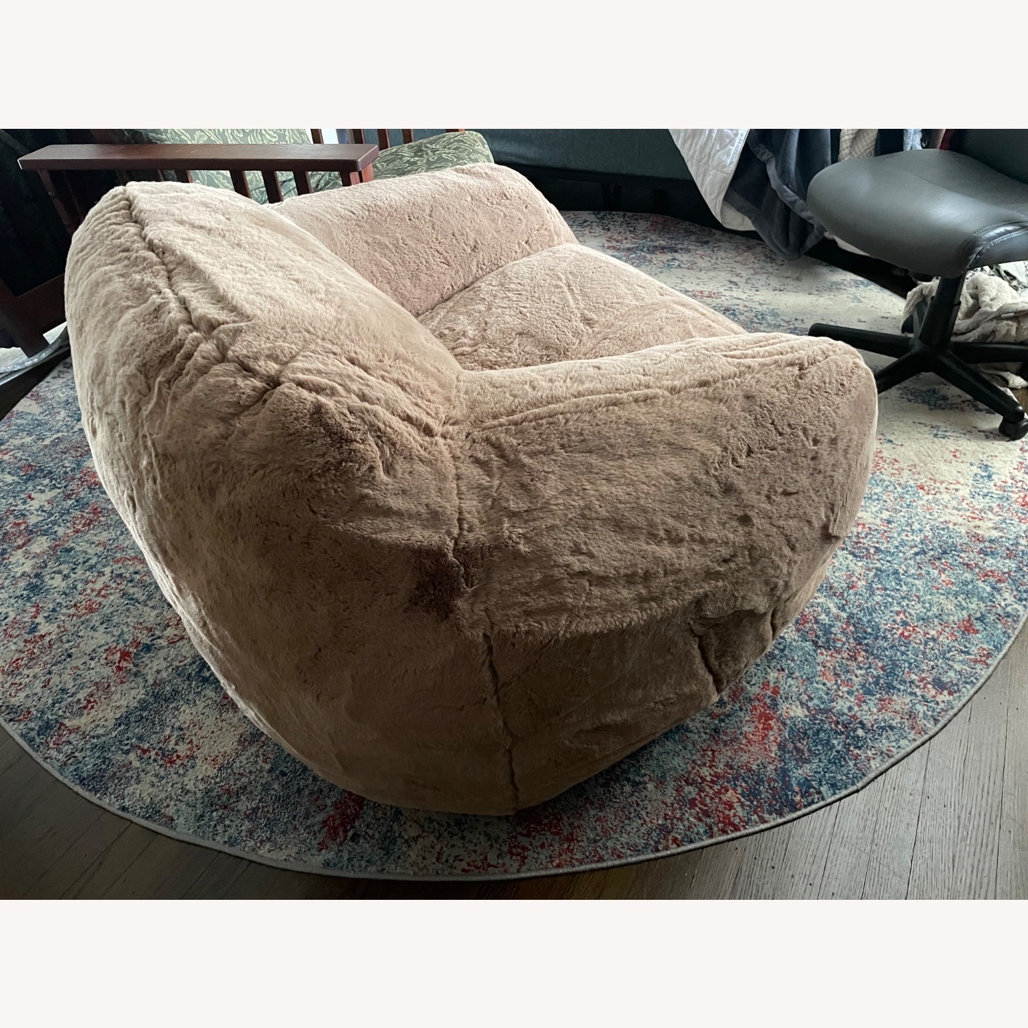 Oversized Beige / Tan Bear Chair/ Armchair - image-2