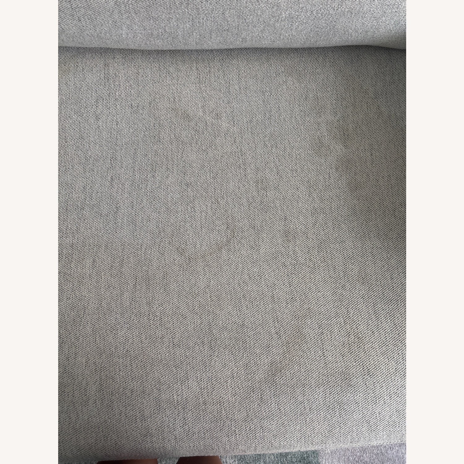 West Elm Andes Light Gray Fabric 2 Seater Sofa - image-5