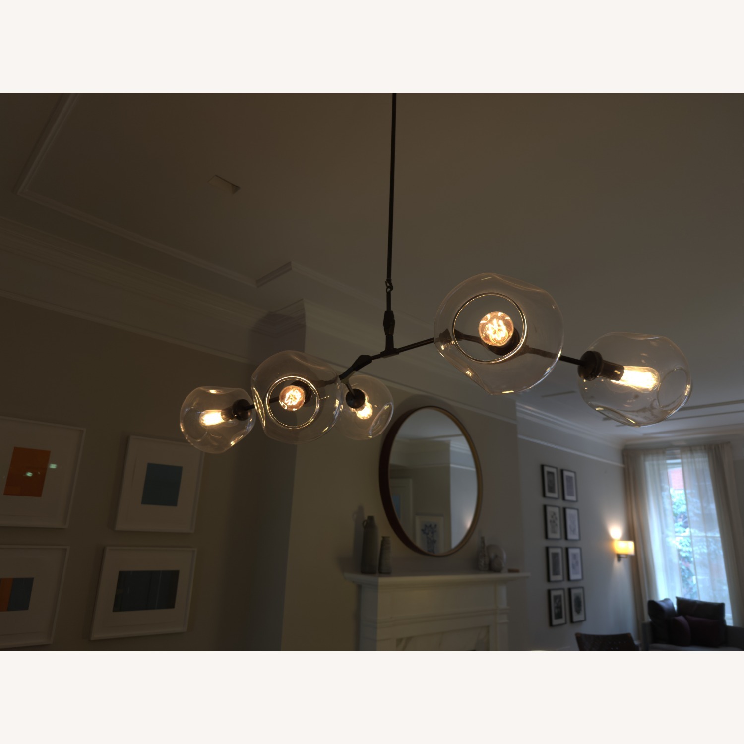 Lindsey Adelman 5 Globe Branching Bubble Chandelier  - image-1