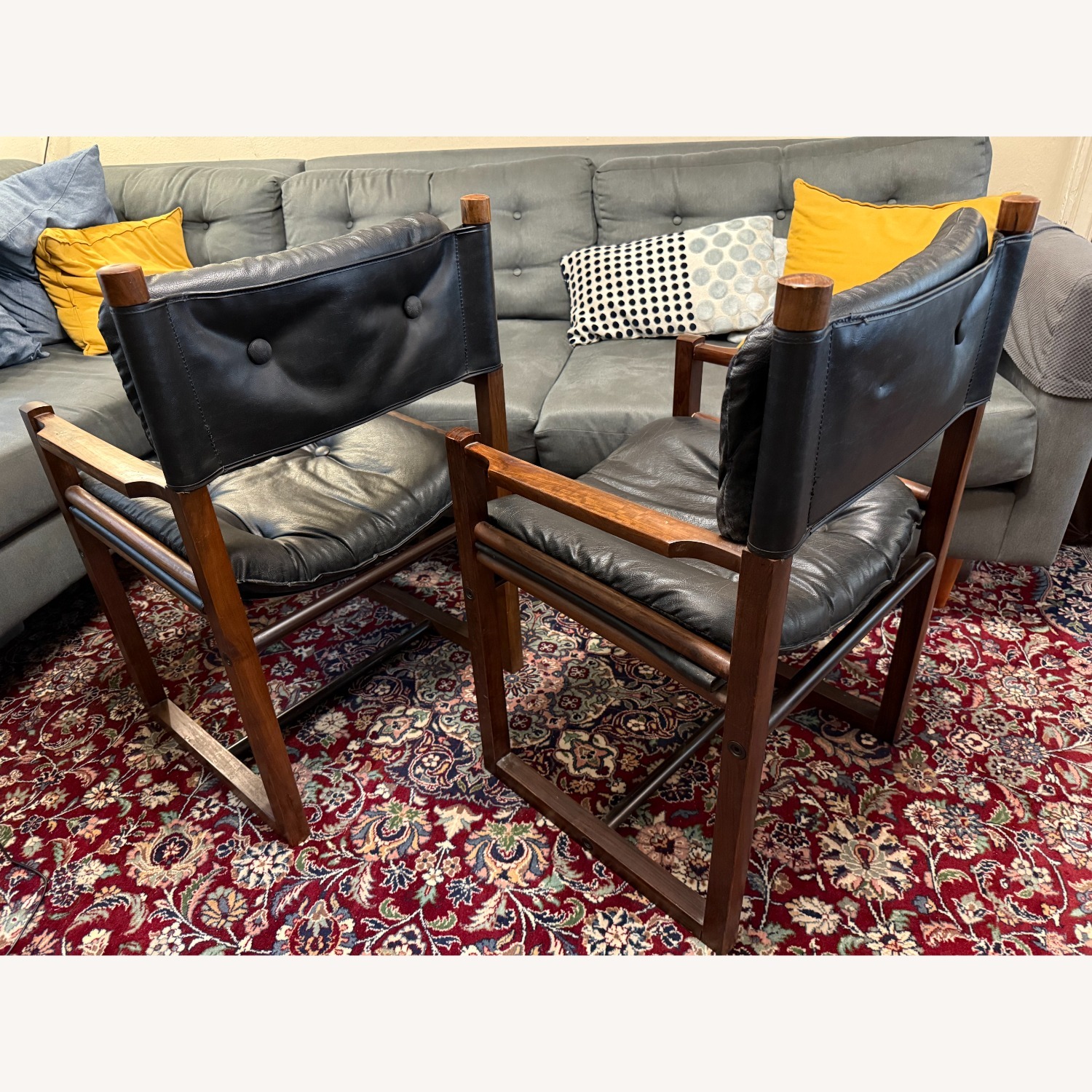 Pair of Mid Century Chairs Jonathn Ginat - image-3