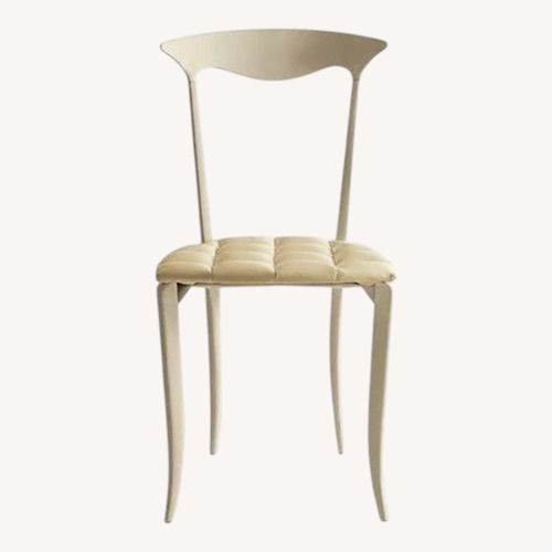 Used Set of 10 White Dining Chairs FASEM for sale on AptDeco