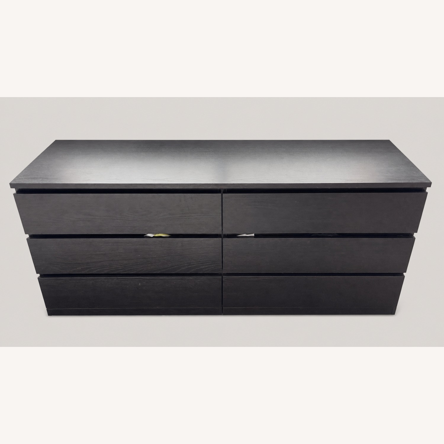 Black Six-Drawer Dresser - image-1