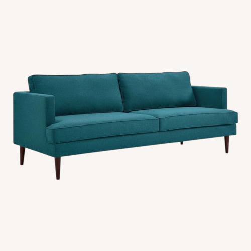 Used Modway Agile Upholstered Fabric Sofa in Teal for sale on AptDeco