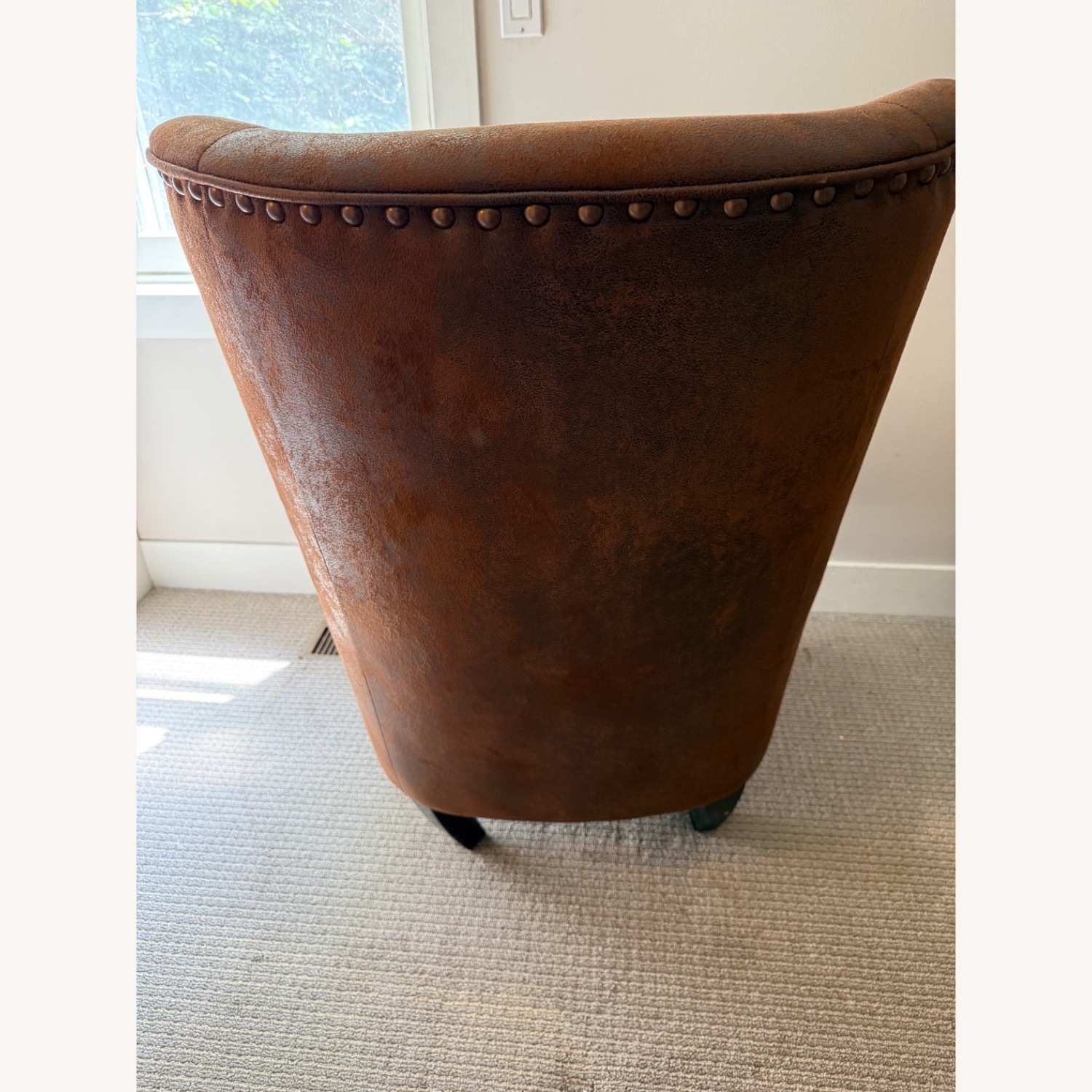 Wayfair Williston Forge Dark Brown Armchair - image-5