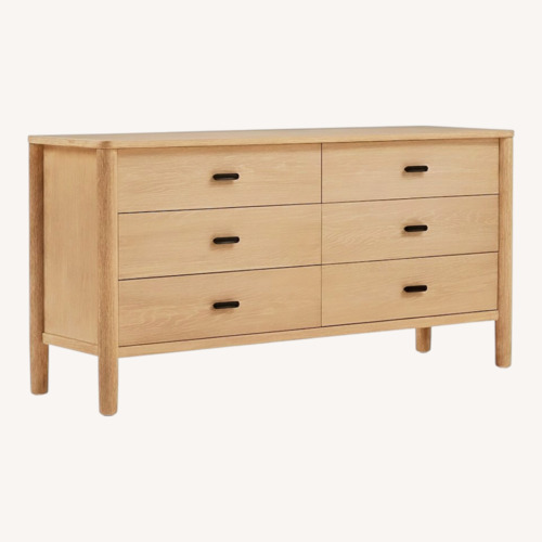 Used West Elm Light Brown Wood Low Dresser for sale on AptDeco