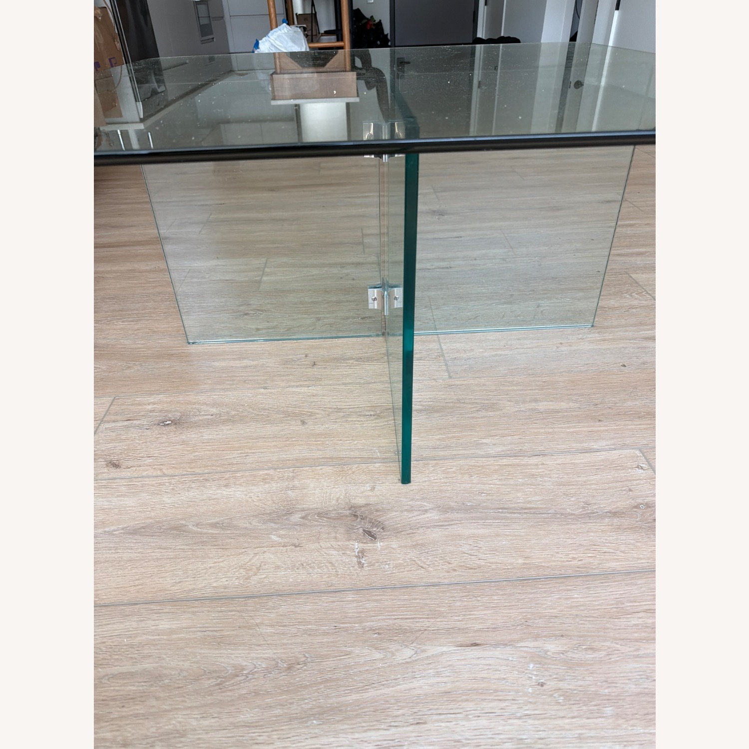 Vintage/Antique Natural Glass Coffee Table - image-3