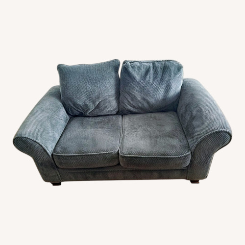 Used Bob's Discount Furniture Dark Gray Loveseat for sale on AptDeco