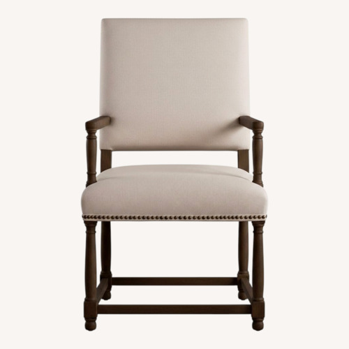 Used Restoration Hardware Natural Fabric Accent Chair for sale on AptDeco