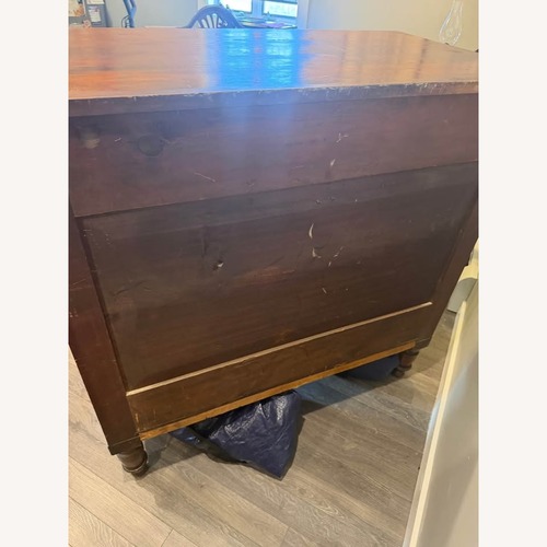 Used Antique Dark Brown Wood Dresser 1840s-1860s for sale on AptDeco