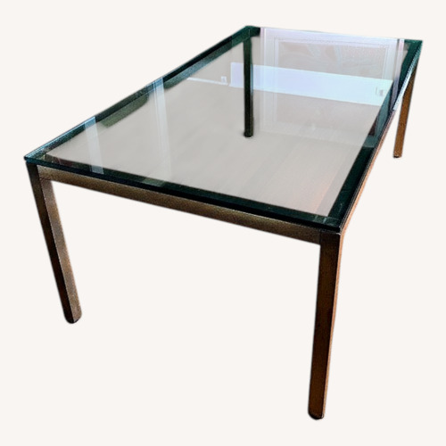 Used  Antique Brass Dining Table for sale on AptDeco