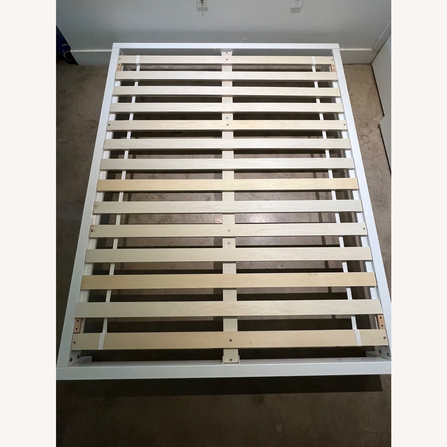 CB2 Dondra King Platform Bed – White Steel - image-2