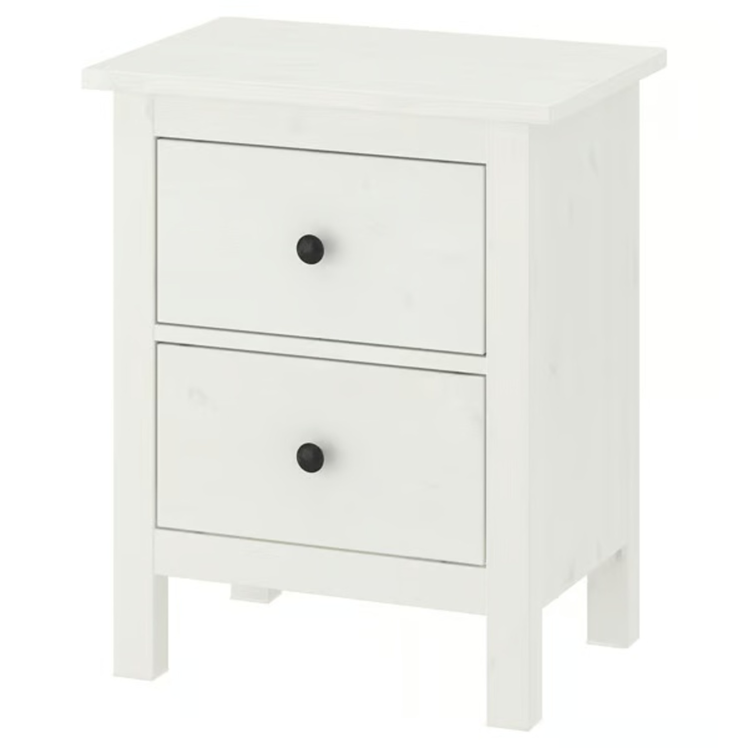 IKEA HEMNES White Wood Nightstands - image-5