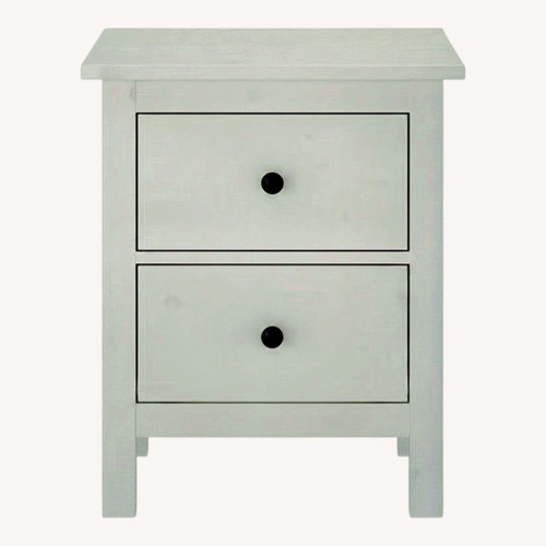 Used IKEA HEMNES White Wood Nightstands for sale on AptDeco