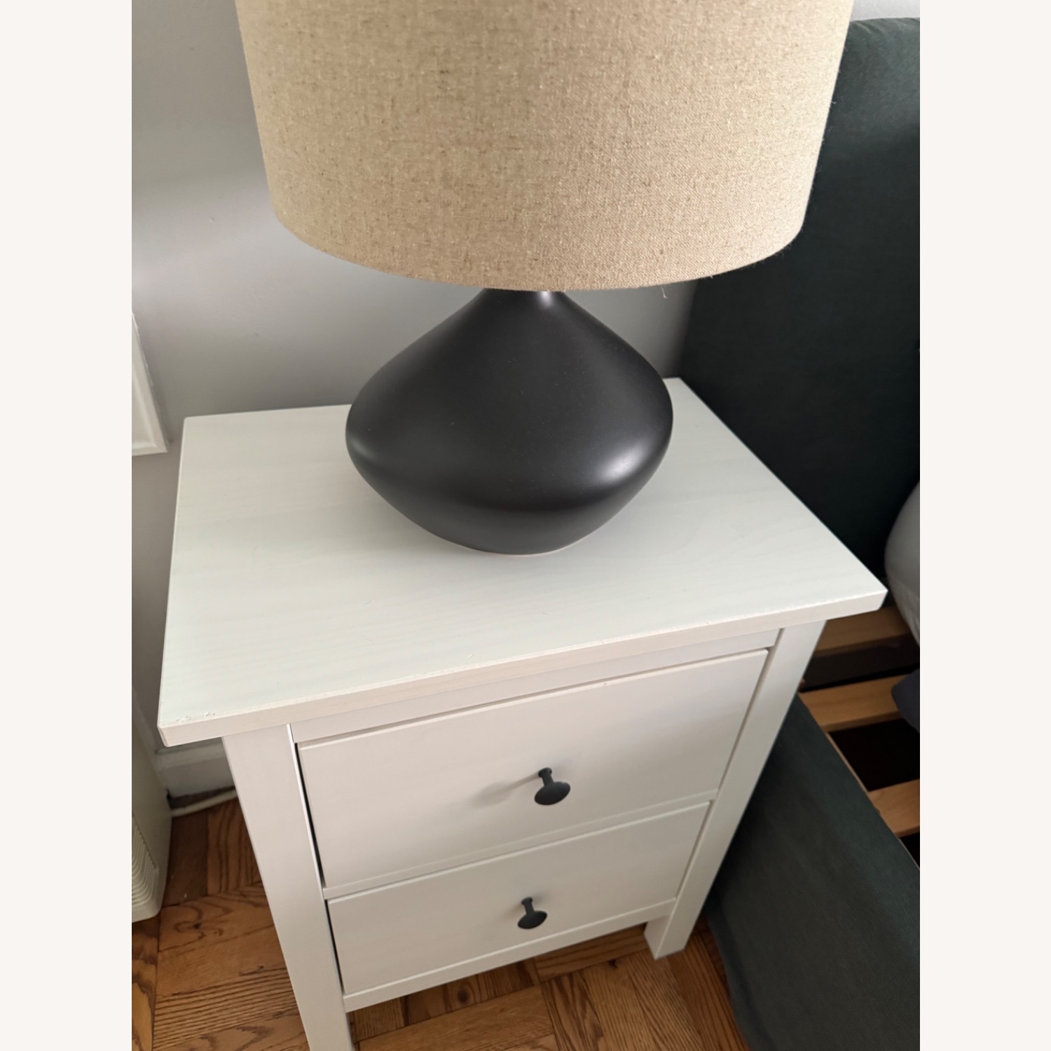IKEA HEMNES White Wood Nightstands - image-4