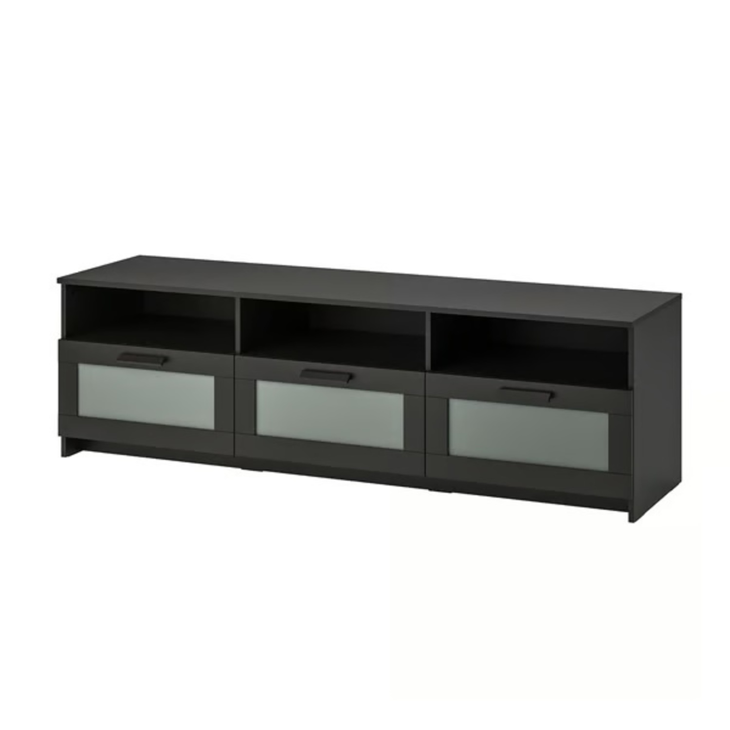 IKEA BRIMNES Black Wood Media Storage - image-5