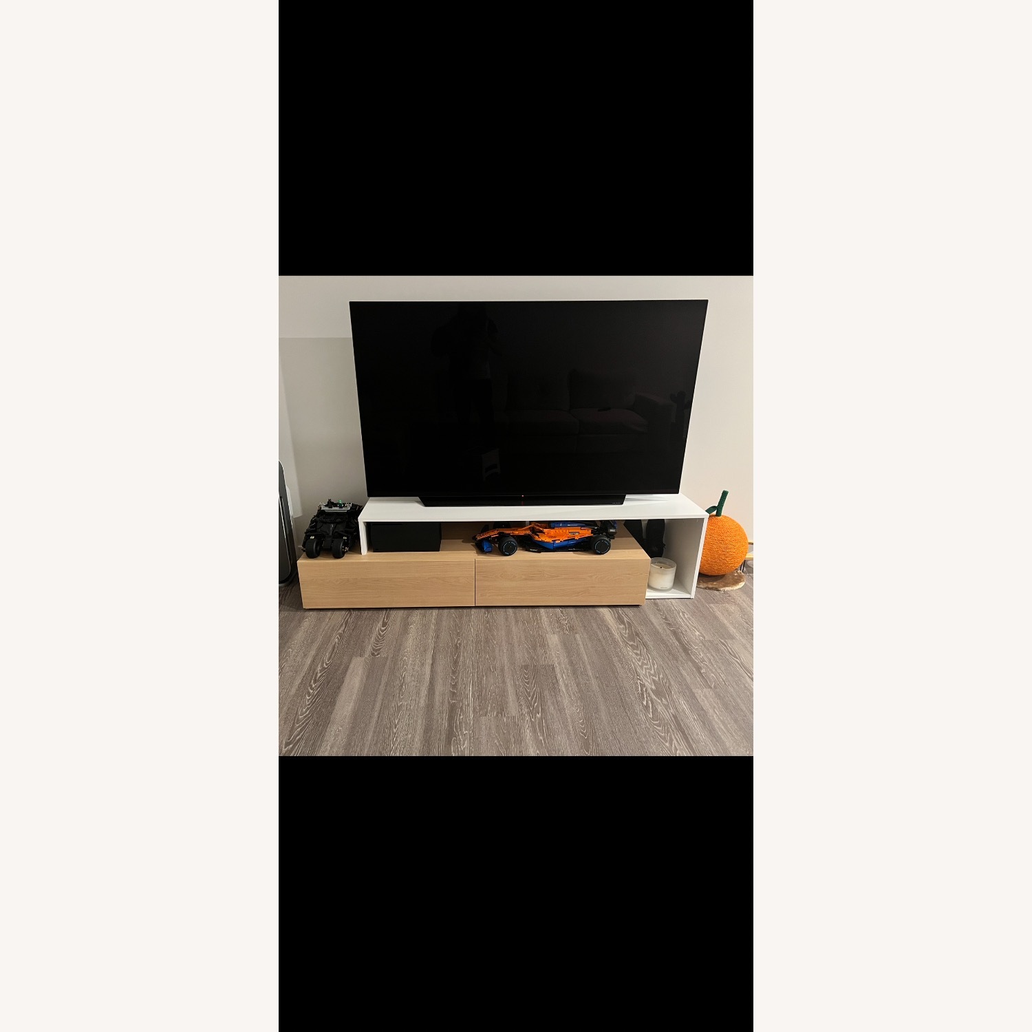 Caven TV Stand with 2 Drawers for TVs up to 78" - image-2