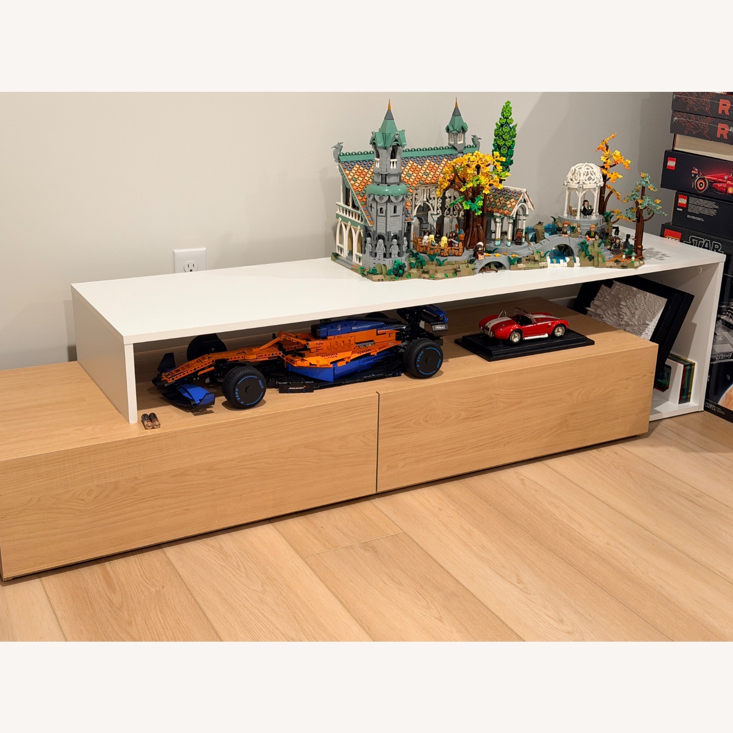Caven TV Stand with 2 Drawers for TVs up to 78" - image-3